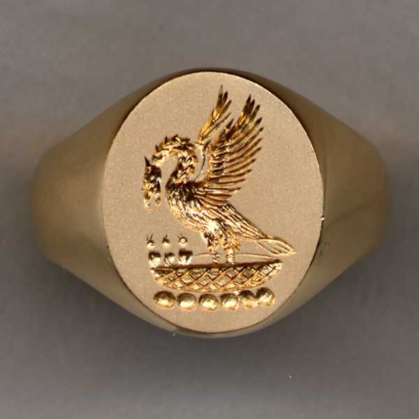 Gold Crest Ring.