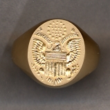 Great Seal of the United States Gold Ring by Heraldica Imports